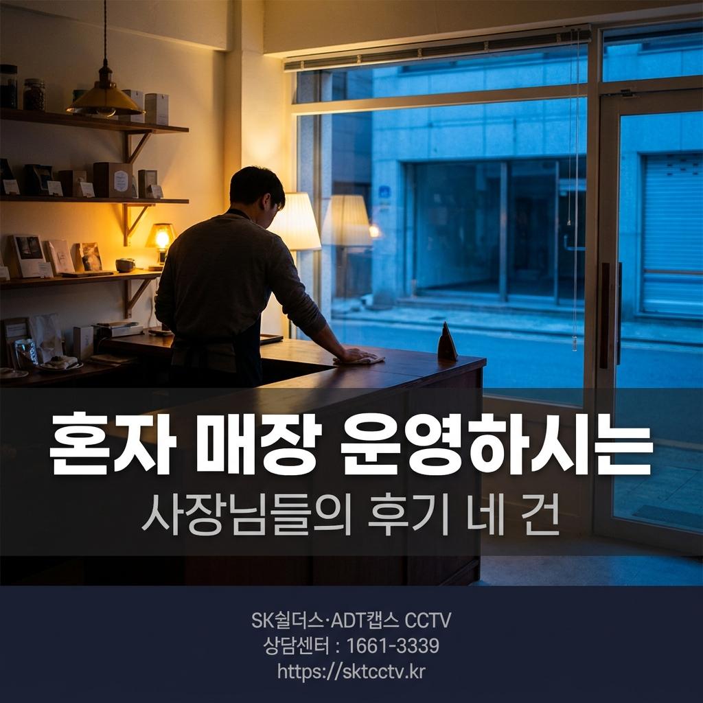 혼자 매장 운영하시는 사장님들, 후기로 답해드립니다