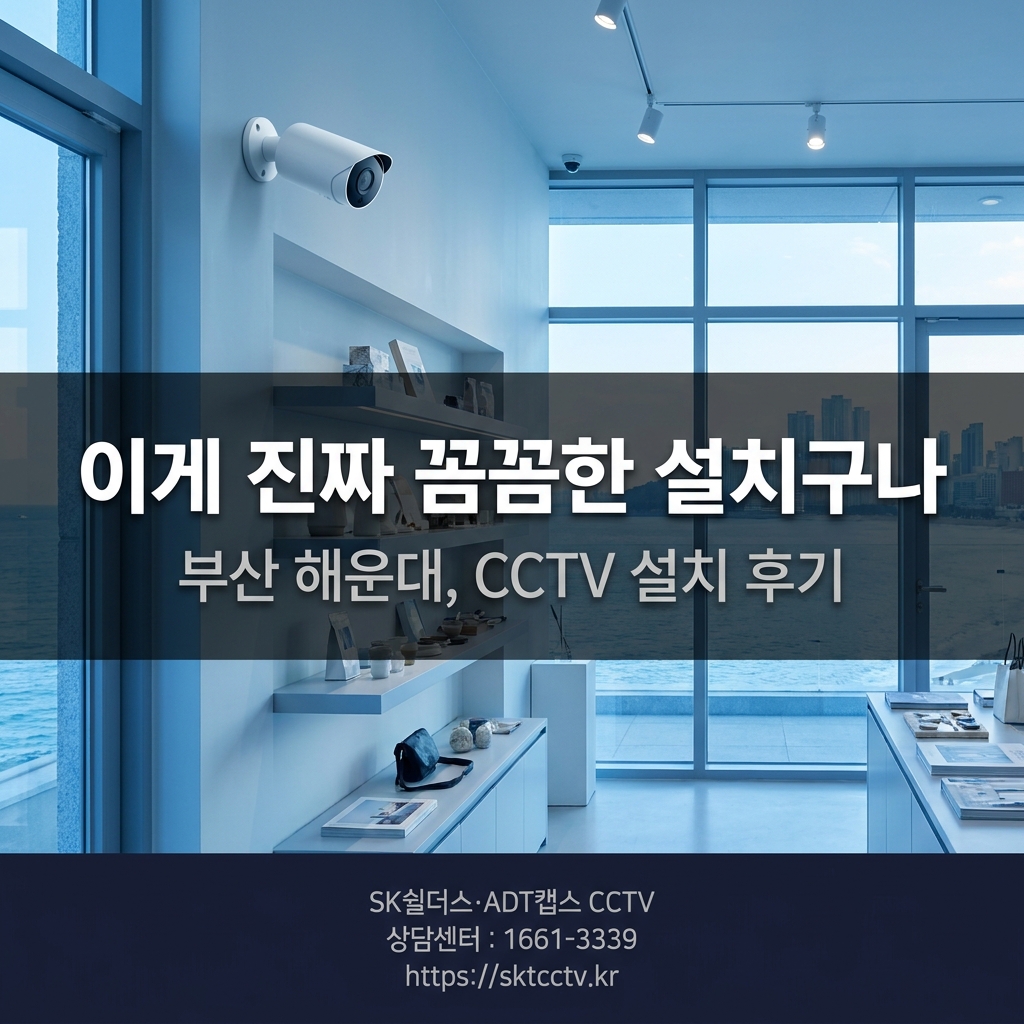 부산 해운대 매장 CCTV 설치