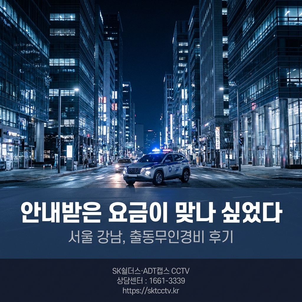 서울 강남 출동경비 차량