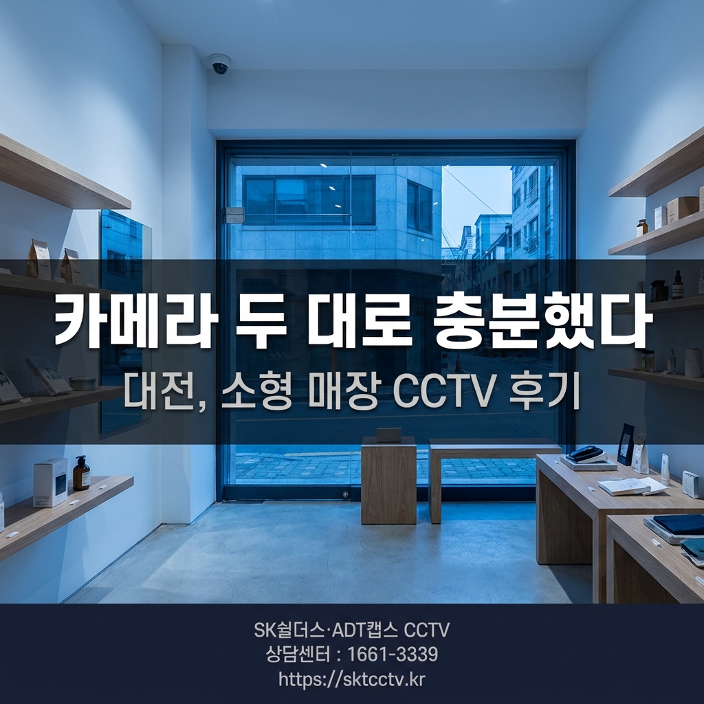 대구 매장 CCTV 설치 현장