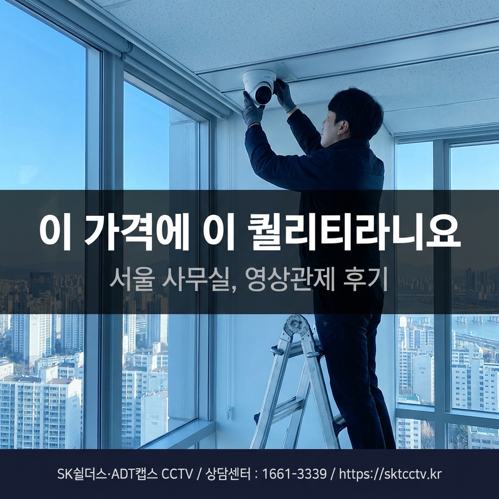 서울 사무실 영상관제 설치 현장