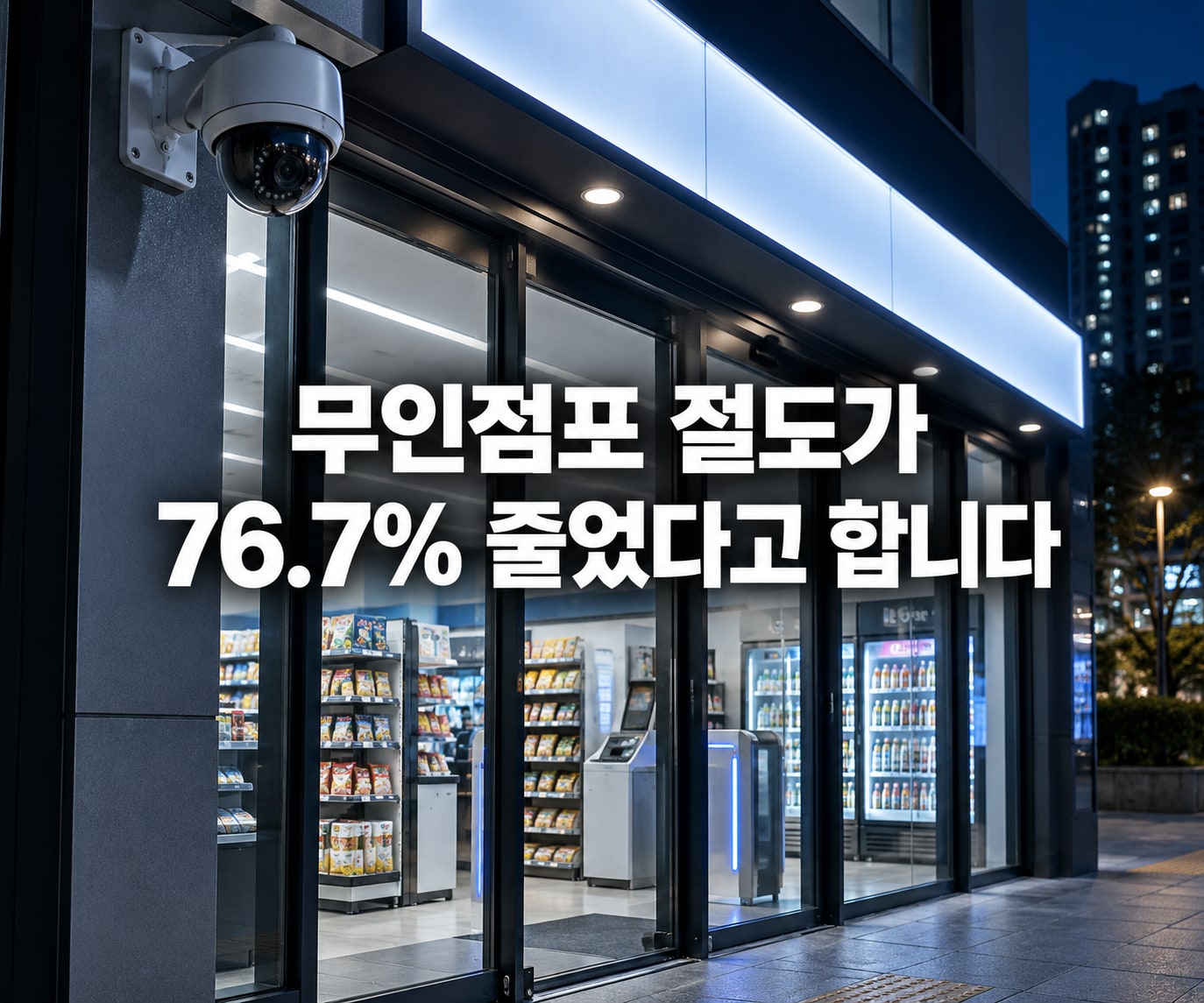 무인점포 CCTV와 방범시설